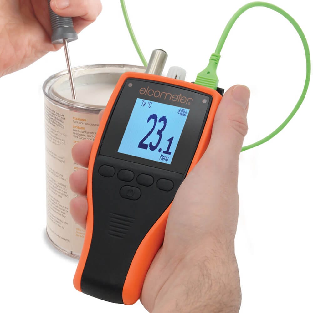 elcometer 319 mengukur suhu cat