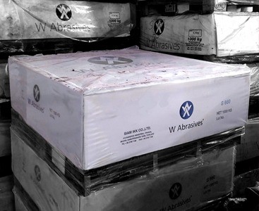 1 tonne of steel shot from winoa abrasives