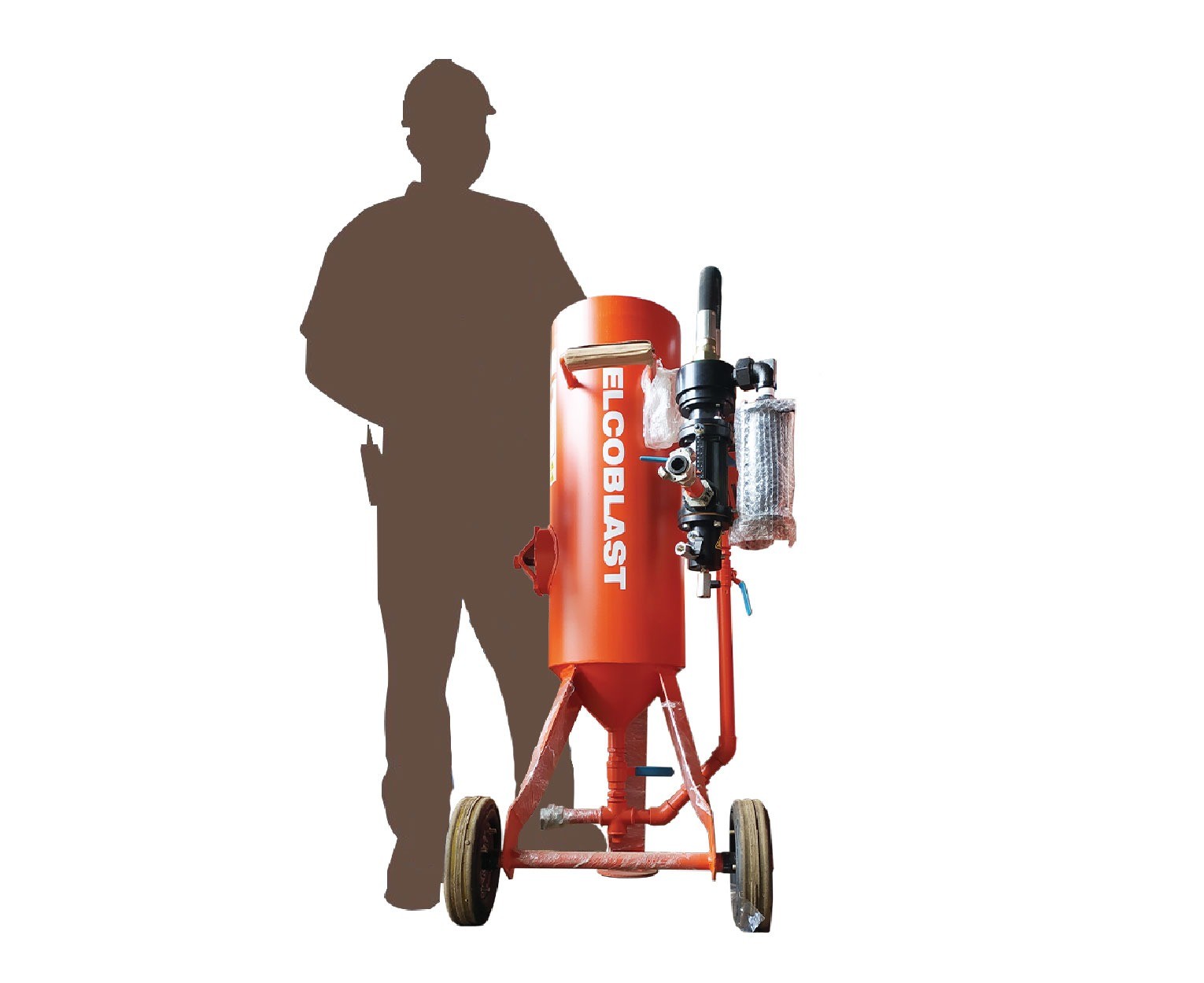 orange local 100 lbs sandpot completed with accesories